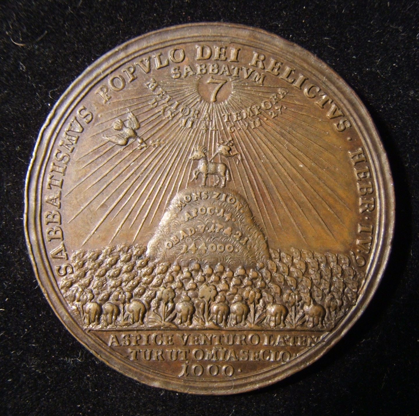  Bronze Shabbatai Tzvi Medal