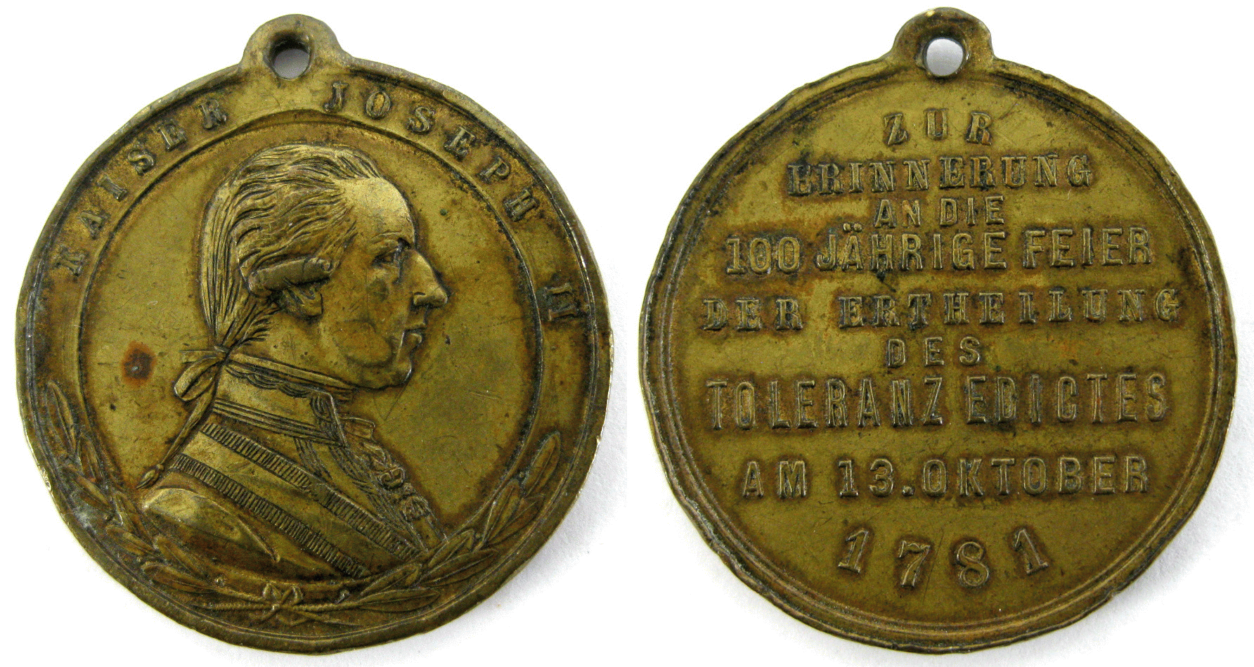  Edict of Toleration Medal